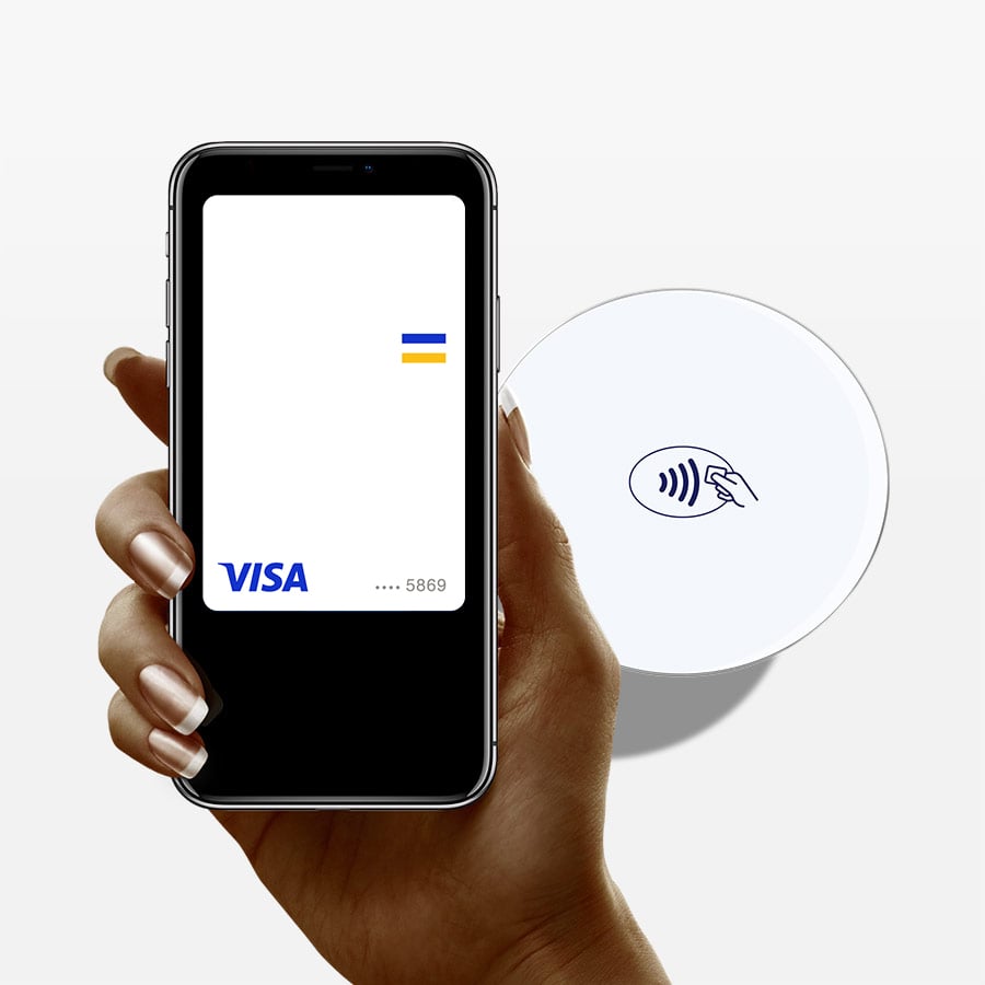 Contactless payment by Visa