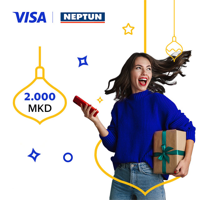 Visa and Neptun logos